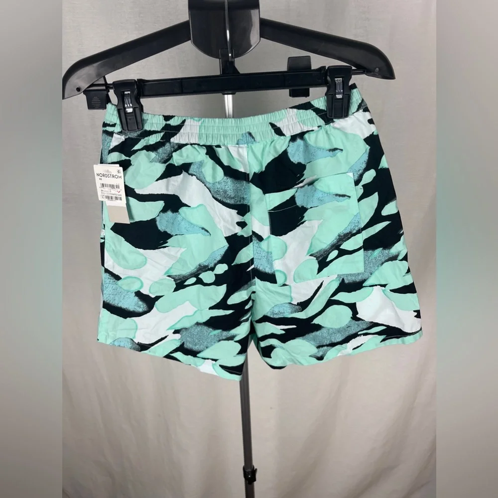 BP ATHLETIC SHORTS IN BLACK- GREEN PAINTED CAMO Size XS NWT - Picture 8 of 9